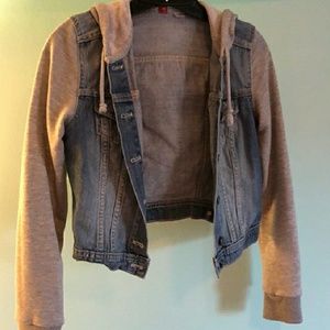 Hooded Denim Jacket